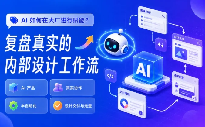 大厂如何用AI提效?揭秘真实的内部设计工作流!