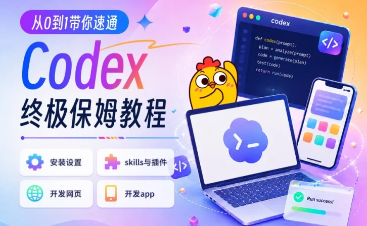 从0到1带你速通Codex,我整理的终极保姆教程来了!