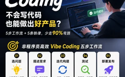 一个人也能做产品！写给设计师的 Vibe Coding 入门指南