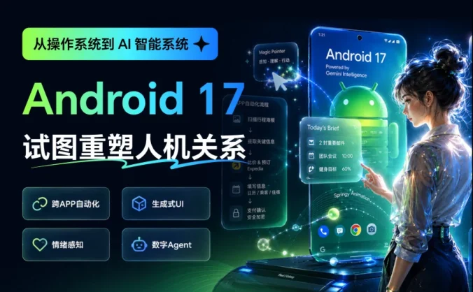 从操作系统到智能体系统,Android 17 正试图重塑人机关系