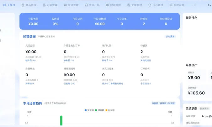 熵云企业多商户发卡系统1.6.8