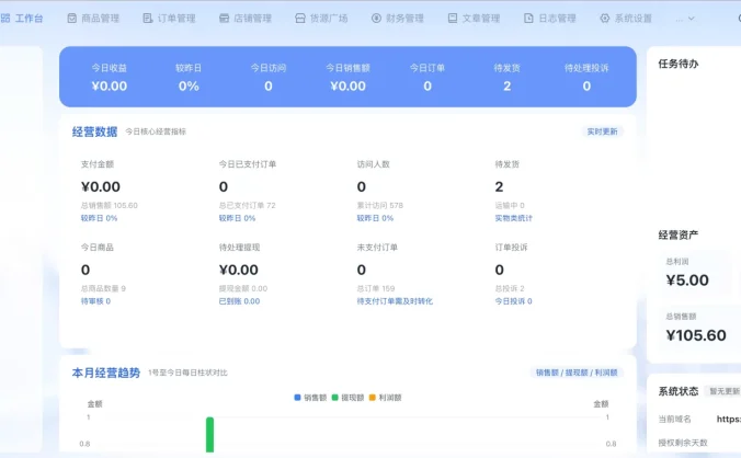 熵云企业多商户发卡系统1.6.8