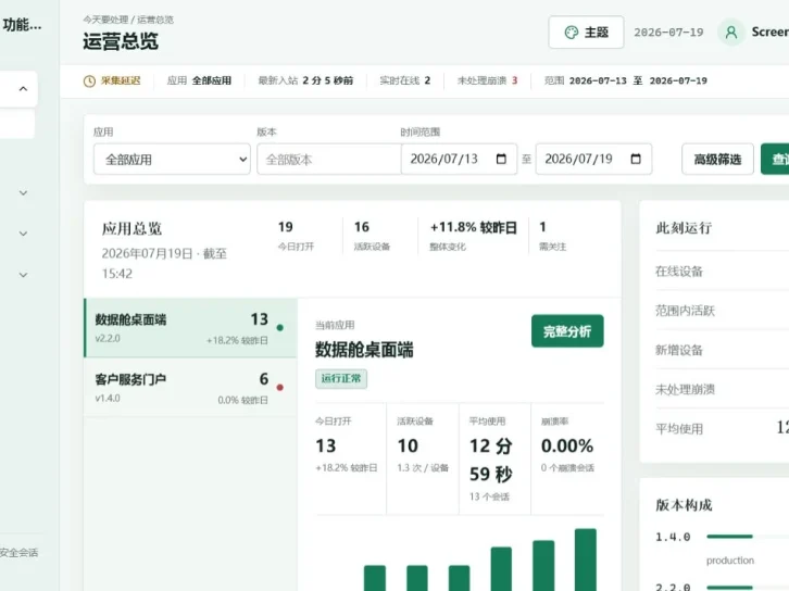 DataCabin PHP网站/python程序远程数据舱系统 支持程序应用远程统计公告和更新推送