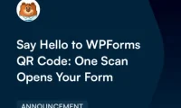 WPForms 新增内置二维码功能：线下扫码直达表单，免费版就能用