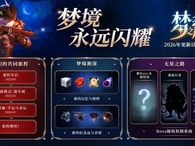 《梦之形》一周年更新携主机版全平台上线:星之路、隐藏结局全来了