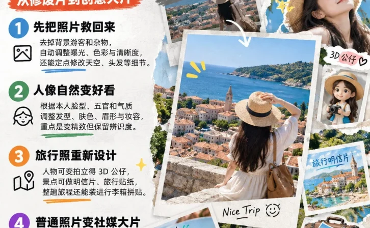 GPT-Image 2.5 假期出片指南:12个玩法拯救废片做出朋友圈大片