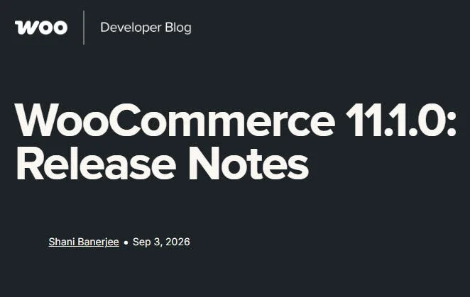 WooCommerce 11.1 更新详解:变体图库原生支持与订单撤回功能来了