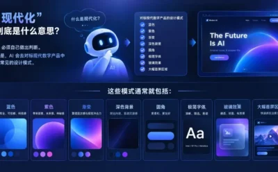 AI 做网页总是蓝紫渐变?三招提示词改法让设计跳出模板感