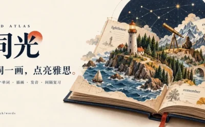 背单词三天就弃?这个开源项目把7298个雅思词全画成了画