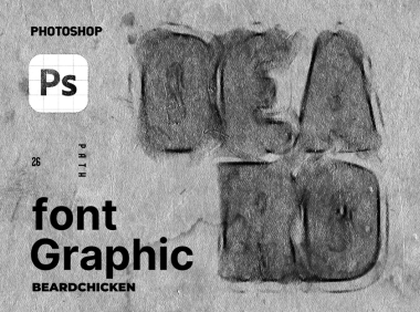 PS教程!纹理墨迹字效果小技巧